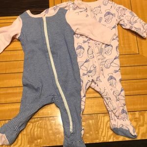 3-6 month baby girl pajamas